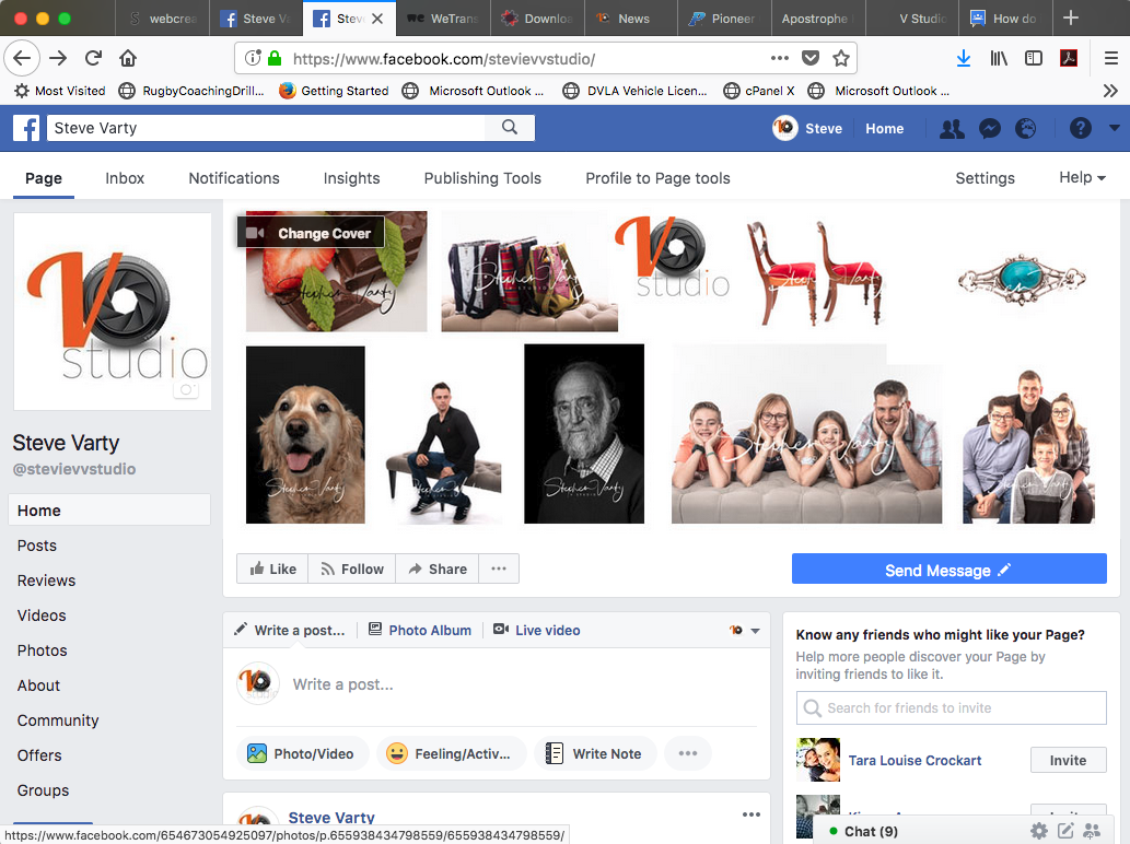 Updated Facebook Page